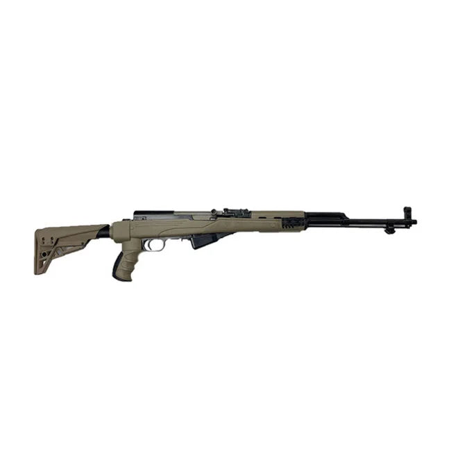CARABINE SKS 7,62X39 AVEC CROSSE ATI INSTALLÉE EN FDE OU NOIR