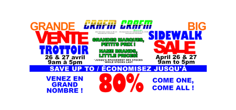 SIDEWALK SALE