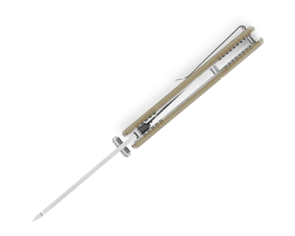 BUCK KNIFE TRUNK TAN KHAKI G10 HANDLE