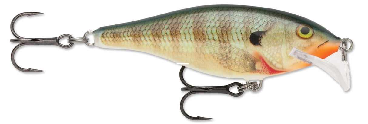 Rapala SCRS07BG Scatter Rap Shad - Crank bait, 2 3/4", 1/4 oz, Bluegill -