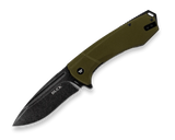 BUCK KNIFE RUCKUS FRAME LOCK GREEN ANODIZED HANDLE 14156
