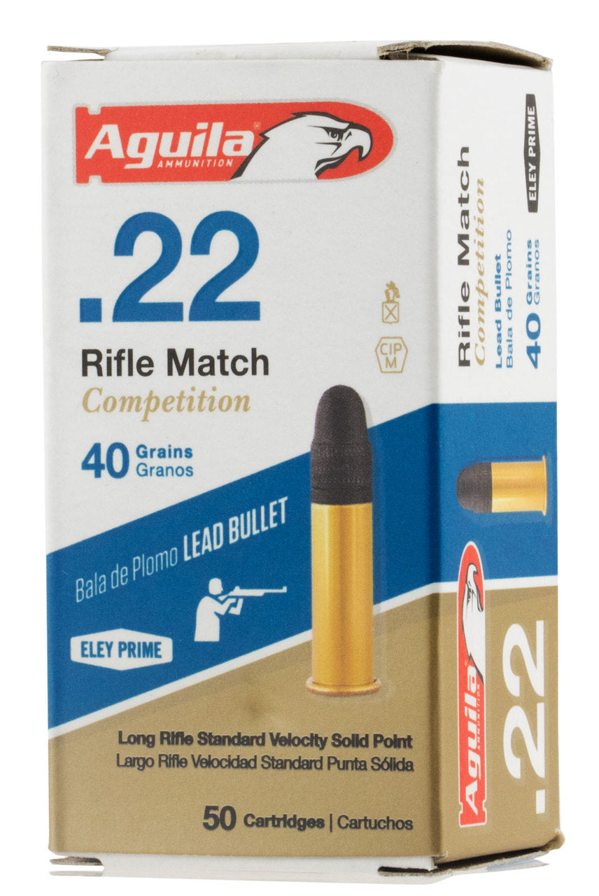 Aguila 22LR Ammunition Rifle Match – CRAFM