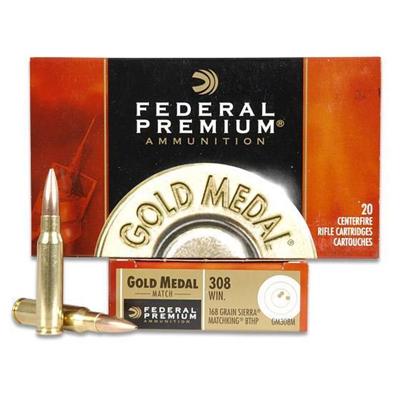 Federal Gold Match 308 Win Sierra Matchking