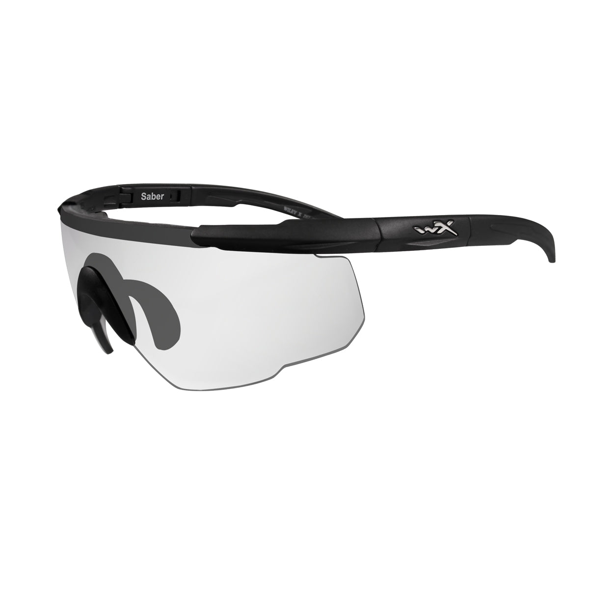 Wiley X Saber Advanced Matte Black Frame Safety Glasses