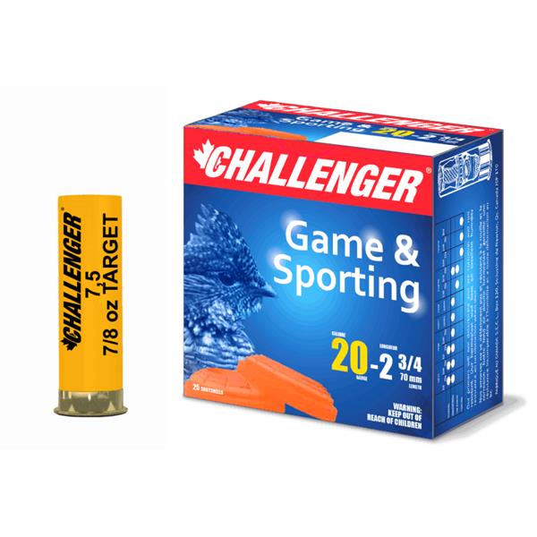 Charge cible Challenger 20GA - # 7.5