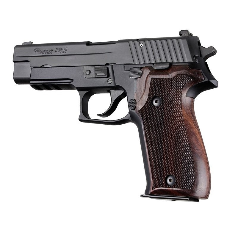 Hogue Grip Sig Sauer P226 Rosewood Checkered