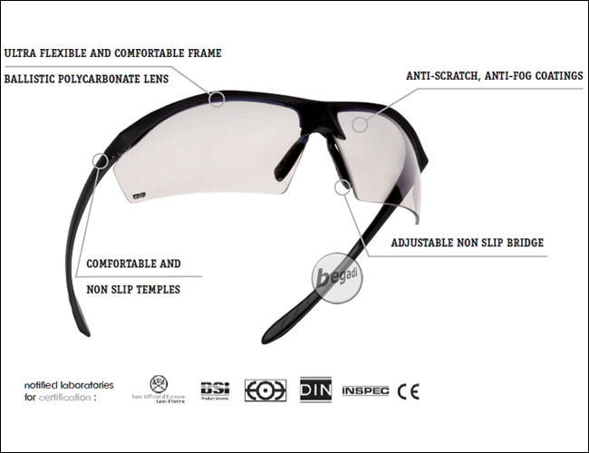 Bolle Sentinel Tactical Spectacles - ESP Lens (SENTIESP)