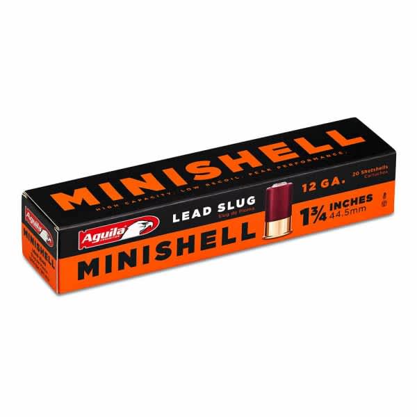 Aguila Minishell Ammunition 12 Gauge 1-3/4″ Slugs