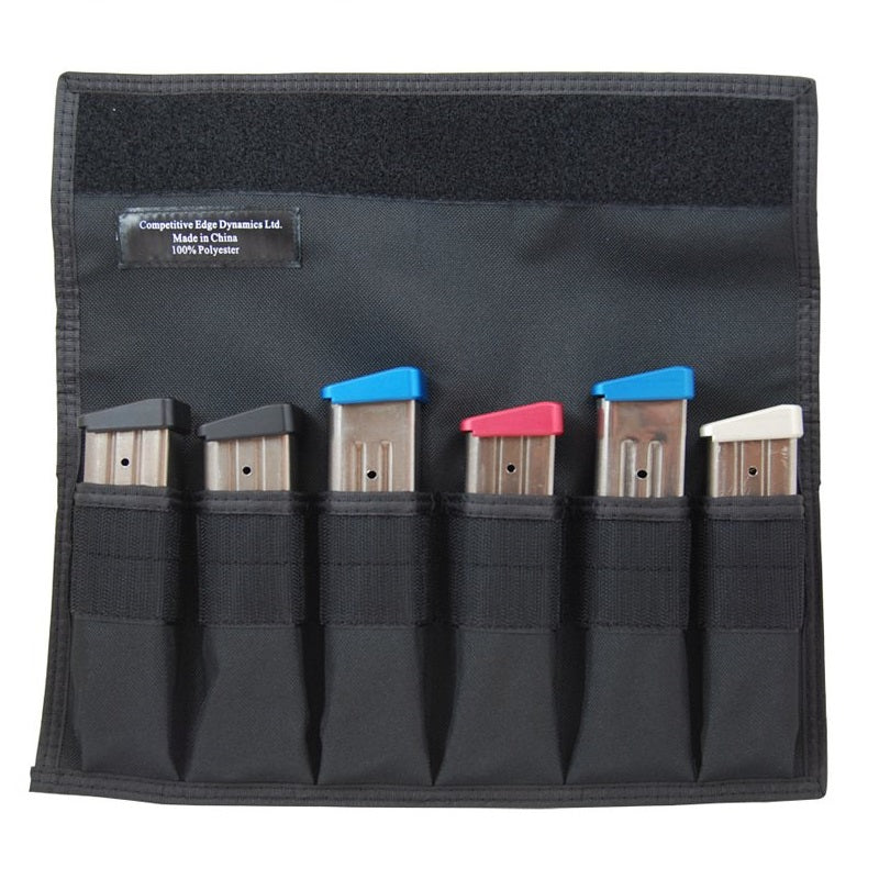 CED Standard Mag Storage Pouch pour 6 magazines (étendu)