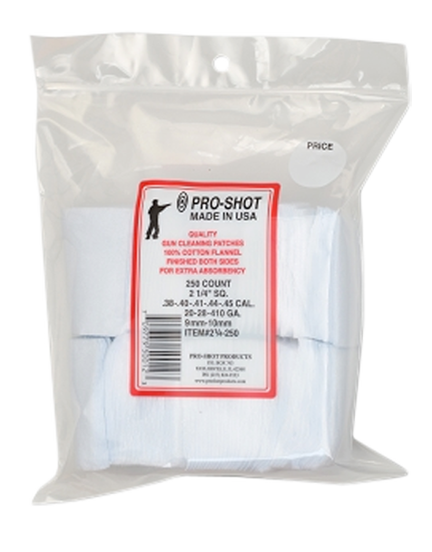 Pro-Shot Cotton Flannel 2-1/4" Square Patches