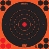 PRO-SHOT SPLATTERSHOT 8" ORANGE BULLSEYE TARGET - 30 PACK