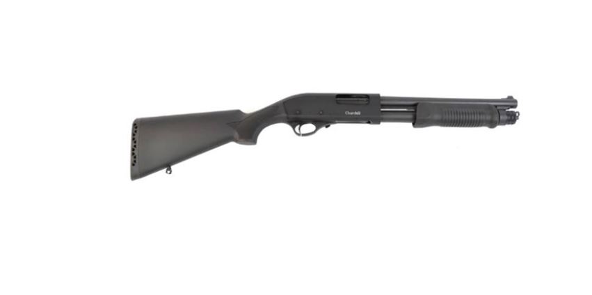 CHURCHILL PUMP FULL STOCK SHOTGUN 12 GAUGE 12″ BLACK