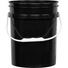 5 GALLON BUCKET FOOD GRADE QUALITY - OFF COOR-90 MIL- WITH - LIDWITH GASKET /SEAL GASKET  - CAN  BE RE-USED