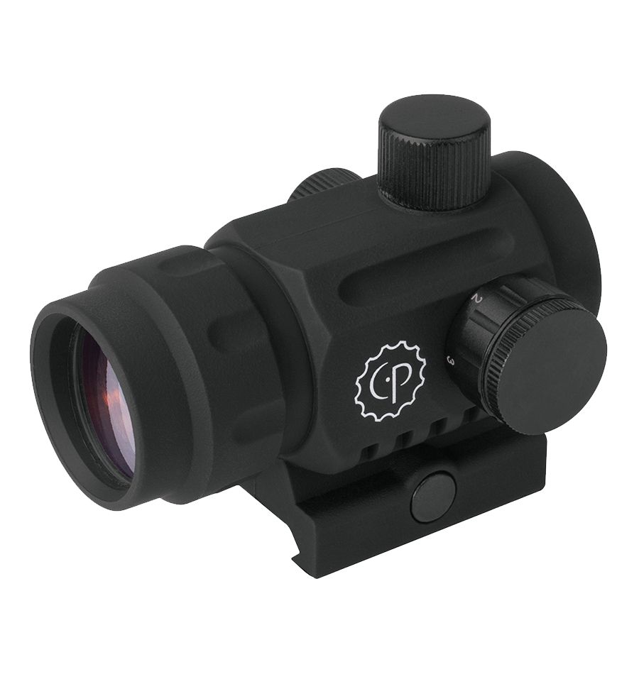 Crosman Centerpoint® 1x20mm Small Battle Sight, réflexe fermé avec 3 points rouges MOA, supports Picatinny