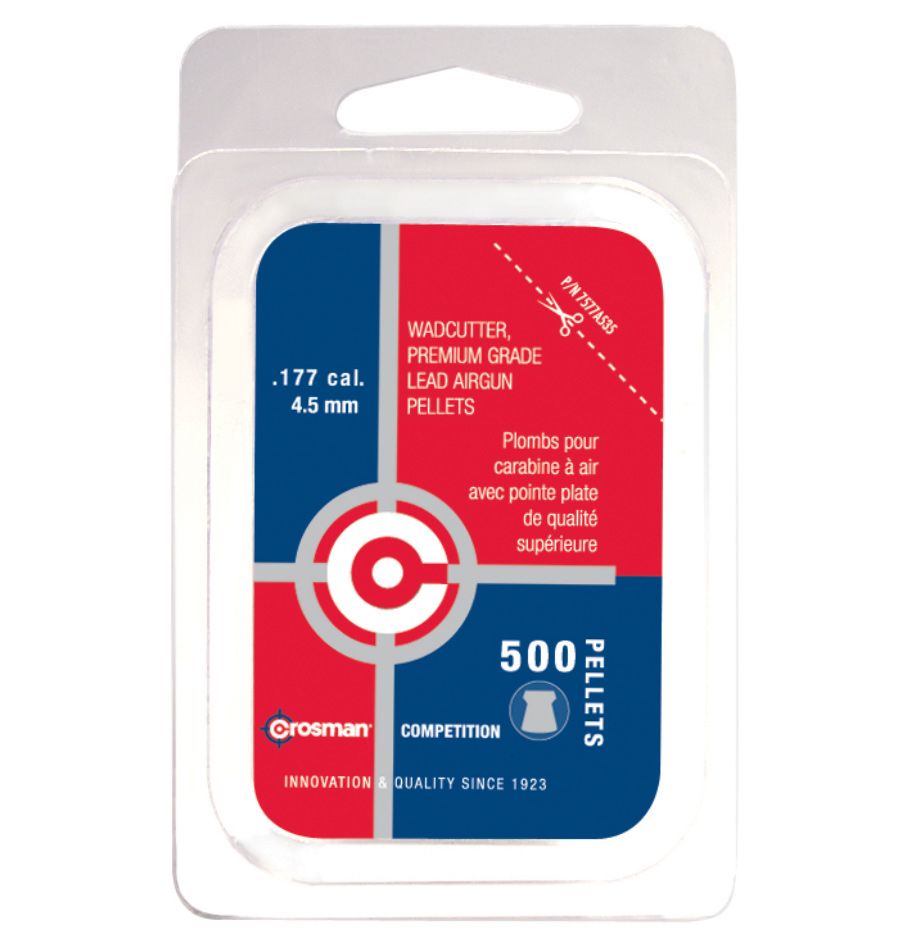 Crosman Pellets Wadcutter .177 P 7.4 gr 500 count