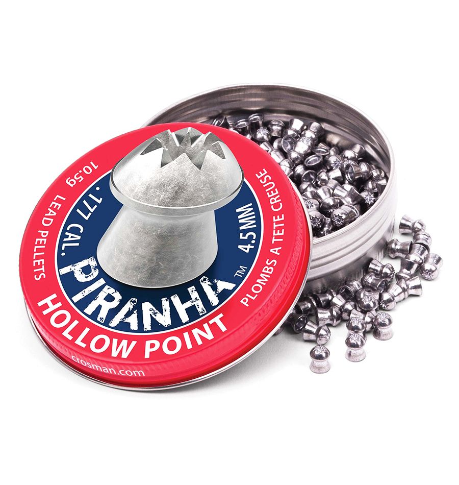 CROSMAN LPPH7-Premier Piranha Hollowpoint ,177 Cal. Pellets 10.5 Grain - 400 Count