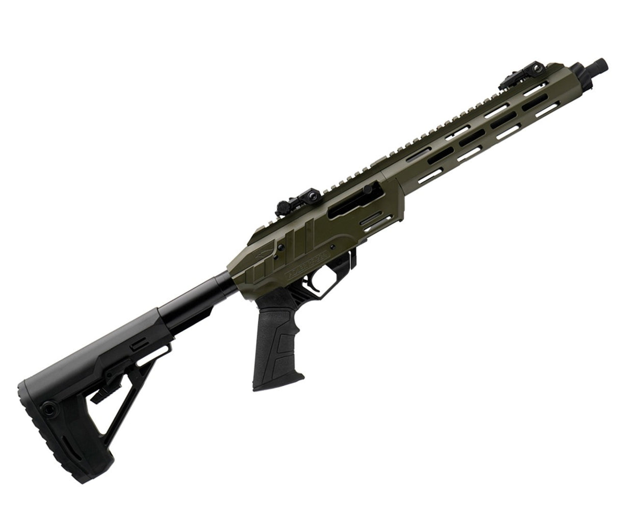 CARABINE ADLER RF224 TACTICAL 22LR GRIS 11,7" 2 CHARGEURS RUGER 10/22, GARDE-MAIN M-LOK, POIGNÉE PISTOLET AR, ORGANES DE VISÉE RABATTABLES, CROSSE AR MIL-SPEC ET TUBE DE CROSSE, ADAPTATEUR DE CHARGEUR - DIVERSES COULEURS DISPONIBLES