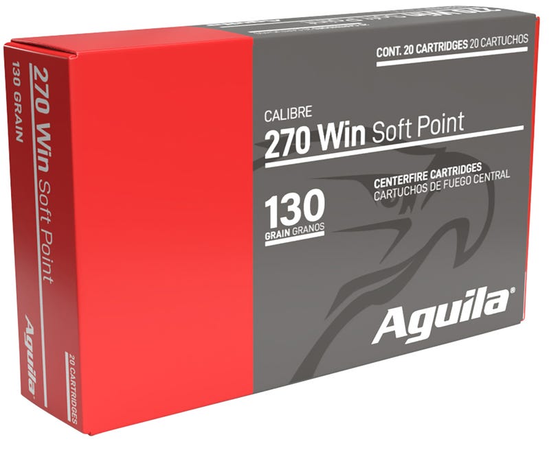 AGUILA AMMUNITION FOR WIN (WINCHESTER)  INTERLOCK - DIFFERENT TYPES