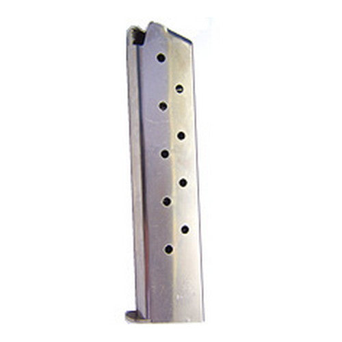 Mecgar 1911 .45 ACP 10 Extended Nickel Magazine