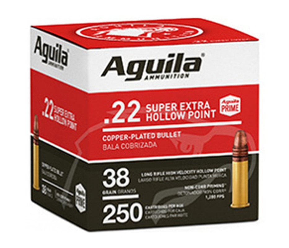 Aguila Ammunition .22lr - différents types