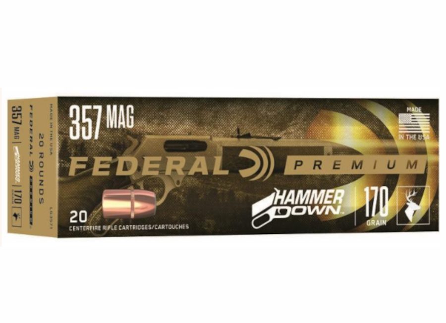 FEDERAL AMMUNITION PREMIUM HAMMER-DOWN .357 MAGNUM 170 GR. BONDED HP - BOX OF 20 RDS