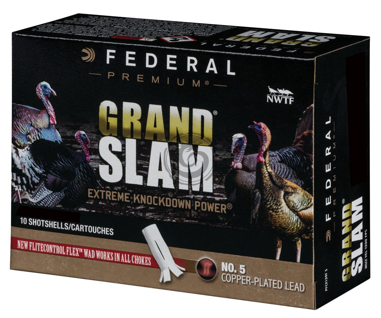 FEDERAL GRAND SLAM TURKEY LOADS - 12GA, 3" #6 - BOX OF 10