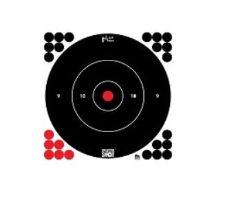 PRO-Shot Splattershot 12 "Bullseye Target - 5 pack