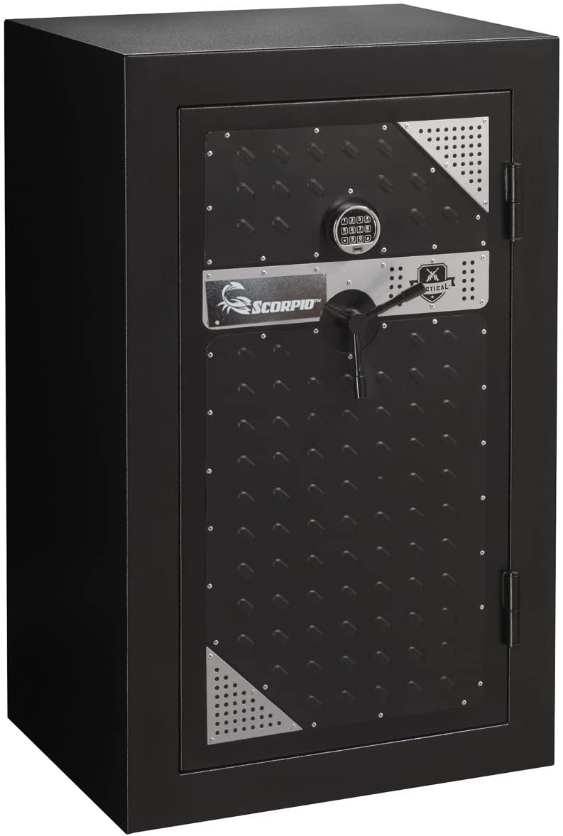 SCORPIO TACTICAL 20 GUN FIRE RESISTANT TACTICAL SAFE ELECTRONIC LOCK - IN-STORE PICK-UP ONLY