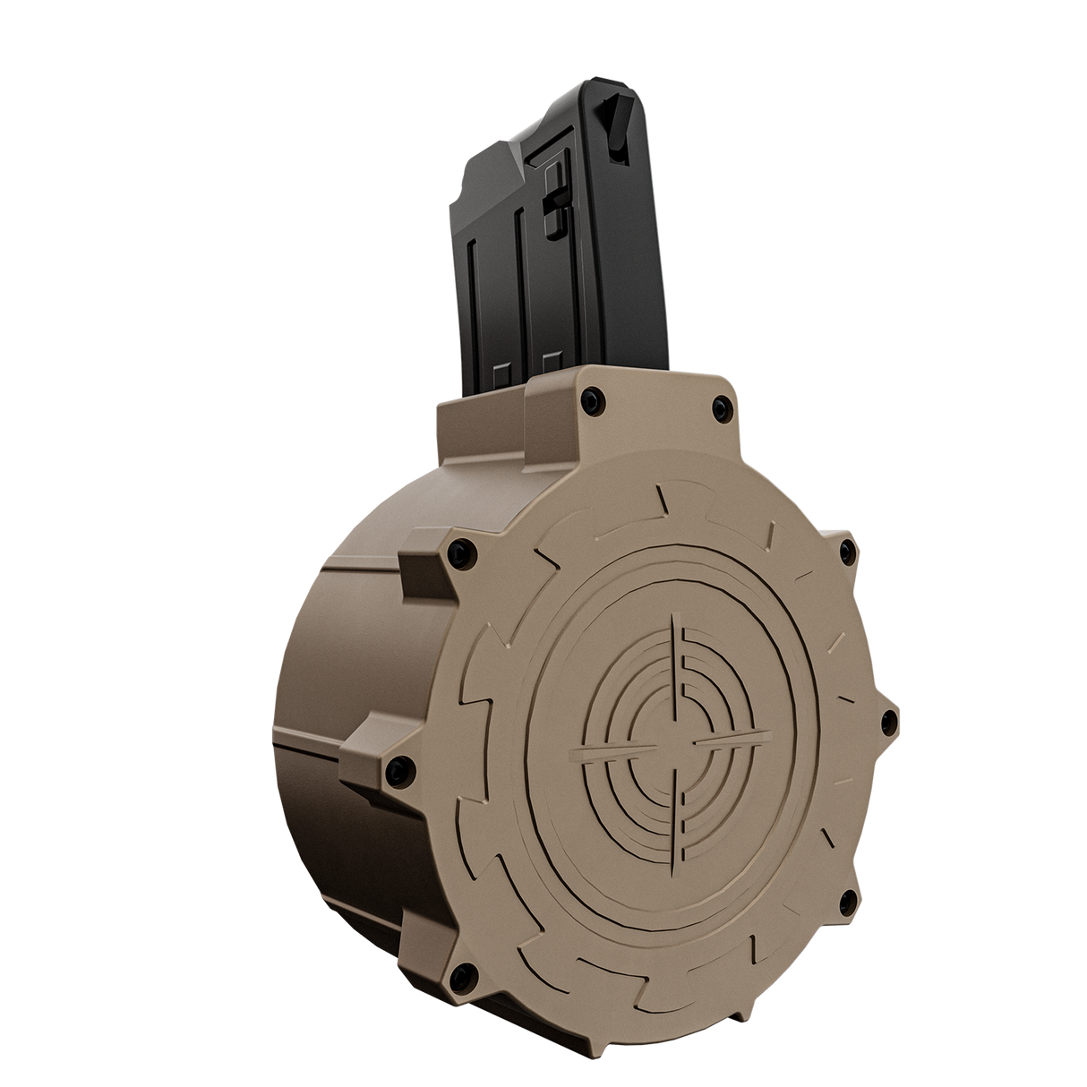 SIERRA DEFENSE DRUM MAGAZINE FOR PUMP ACTION SHOTGUNS