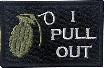 VELCRO PATCH - TACTICAL FULL EMBROIDERY VELCRO PATCH FUNNY MILITARY APPLIQUES FOR CAPS, BAGS, VESTS, MILITARY UNIFORMS, ETC.