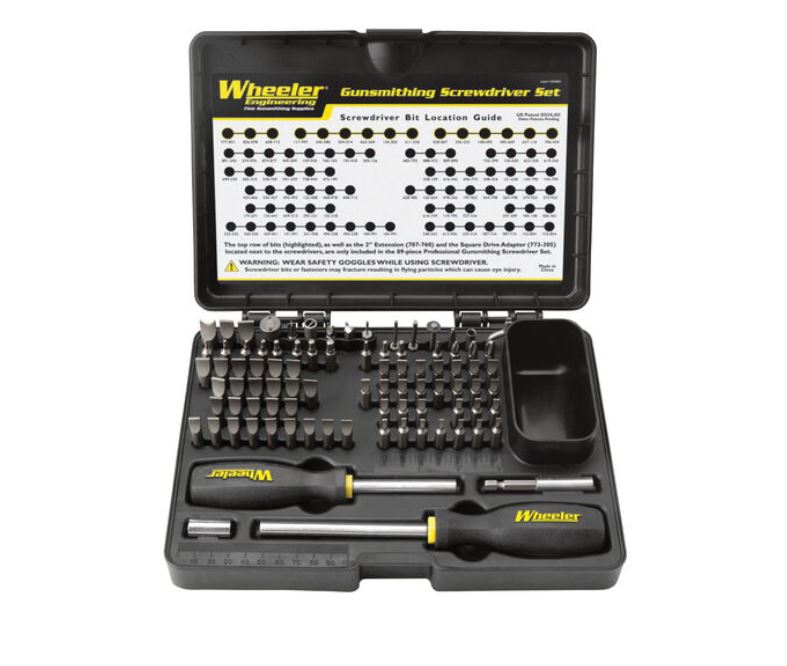 WHEELER KIT Gunsmithing 89 Piece Professional Screwdriver Set