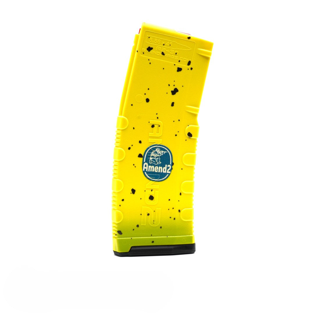 AMEND 2 AR-15 MAGAZINE - PINNED TO 5 ROUNDS - TWO MODELS AVAILABLE : BANANA SKIN & SPRINKLE SKIN