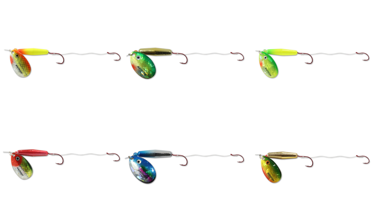 Northland Baitfish Float'n Spin 60 Snell, # 4 BD, # 4 HK - différentes couleurs disponibles