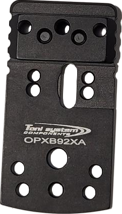 TONI SYSTEM COMPONENT Red dot base plate for Beretta 92X Performance