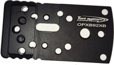 TONI SYSTEM COMPONENT Red dot base plate for Beretta 92X Performance