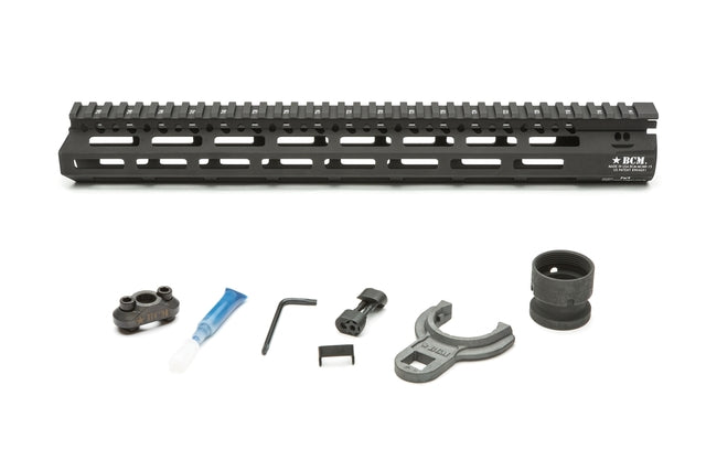 BCM GUNFIGHTER MCMR Aluminium Rail - 5.56,  mlok slot - Platform - AR15- Handgun