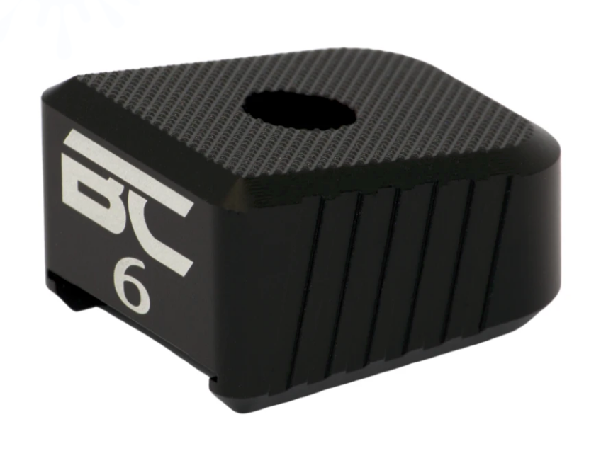 BOSS COMPONENTS 2011 IPSC OPEN DIVISION ALUMINIUM DOUBLE STACK MAGAZINE BASE PAD  - DIFFERENT COLORS AND QUANTITIES AVAILABLE