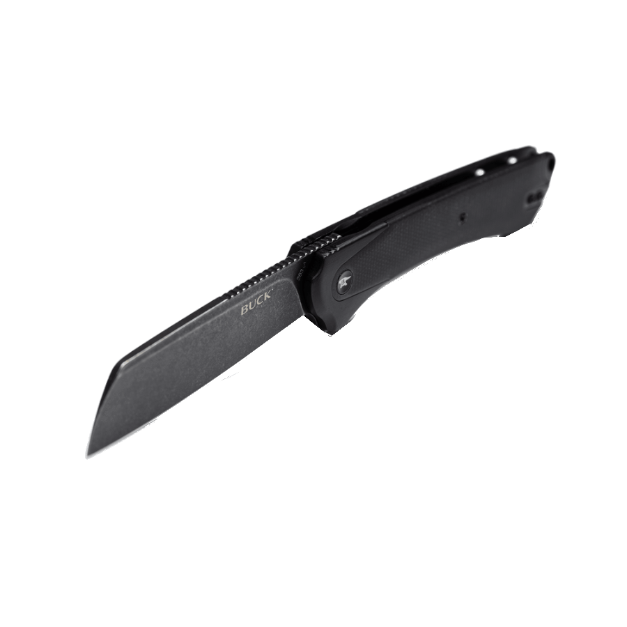 Buck Knife Hiline XL, poignée de micarta anodisée noire / noire