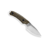 BUCK KNIFE ALPHA SCOUT PRO, RICHLITE BROWN/CREAM LAYERD HDL