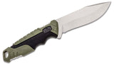 BUCK KNIFE BREAKUP (MOSSY OAK),BOX PURSUIT,LG FIXED,GREEN MOLDED