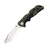 BUCK KNIFE PURSUIT, SM FOLDER, BLACK/GREEN MOLDED HDL