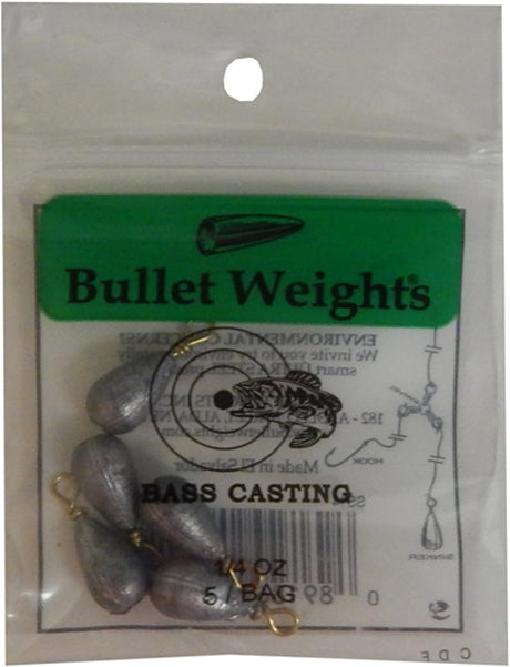 BULLET WEIGHTS BASS CASTING SINKERS - DIFFERENT MODELS AVAILABLE