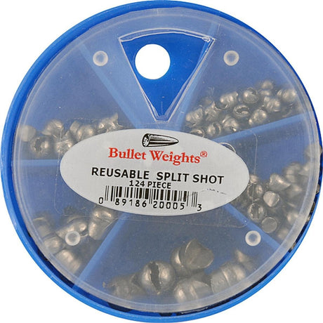 BULLET WEIGHTS REUSABLE SPLIT SHOT - DIFFERENT SIZES AVAILABLE