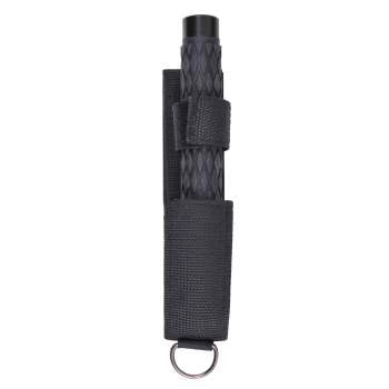 BLACK 21" EXPANDABLE RUBBER GRIP BATON