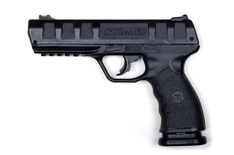 CHIAPPA BRAVO 1.50 PISTOL BLACK CO2 .50 CAL RUBBER 4" BARREL