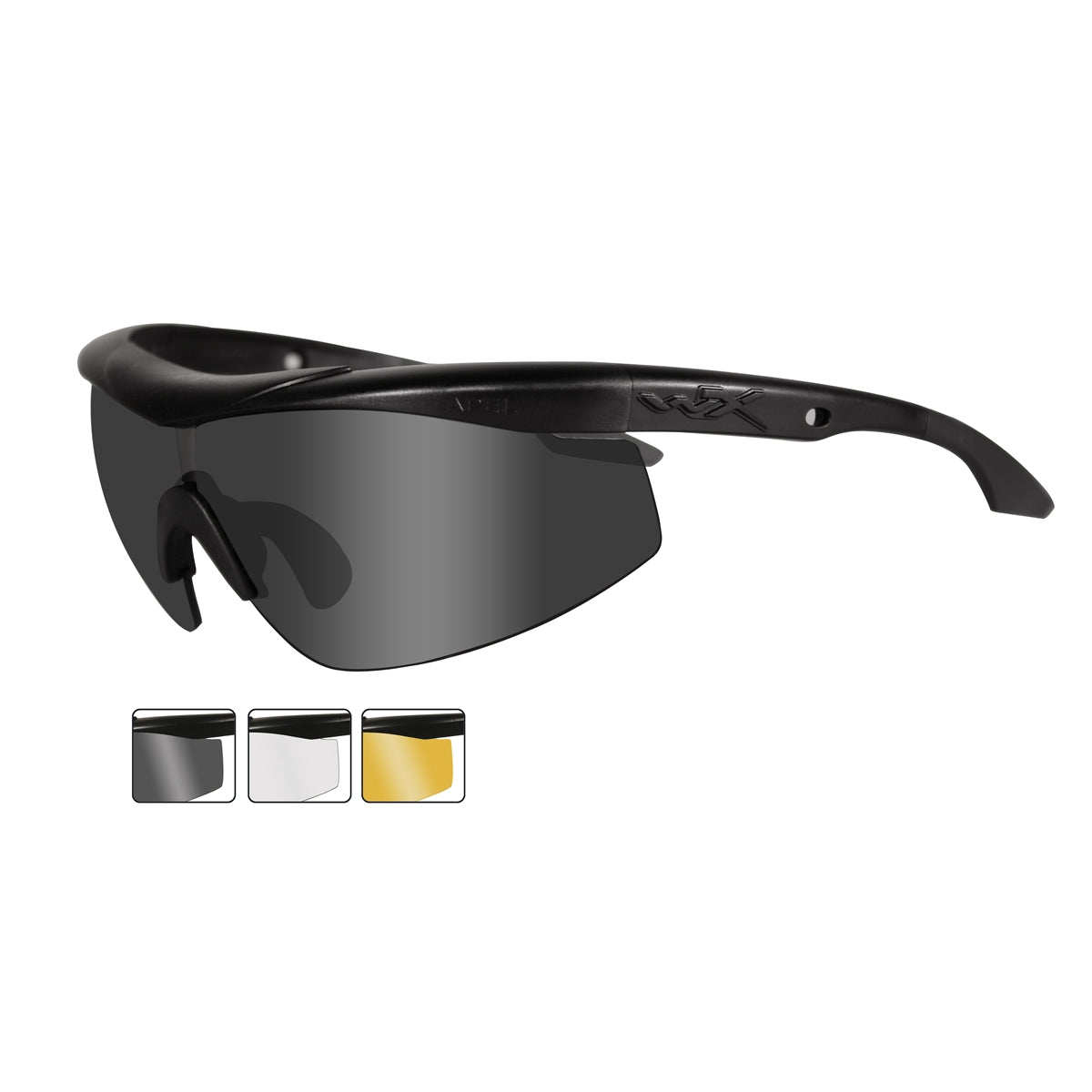 Wiley X Talon Matte Black Frame Safety Glasses