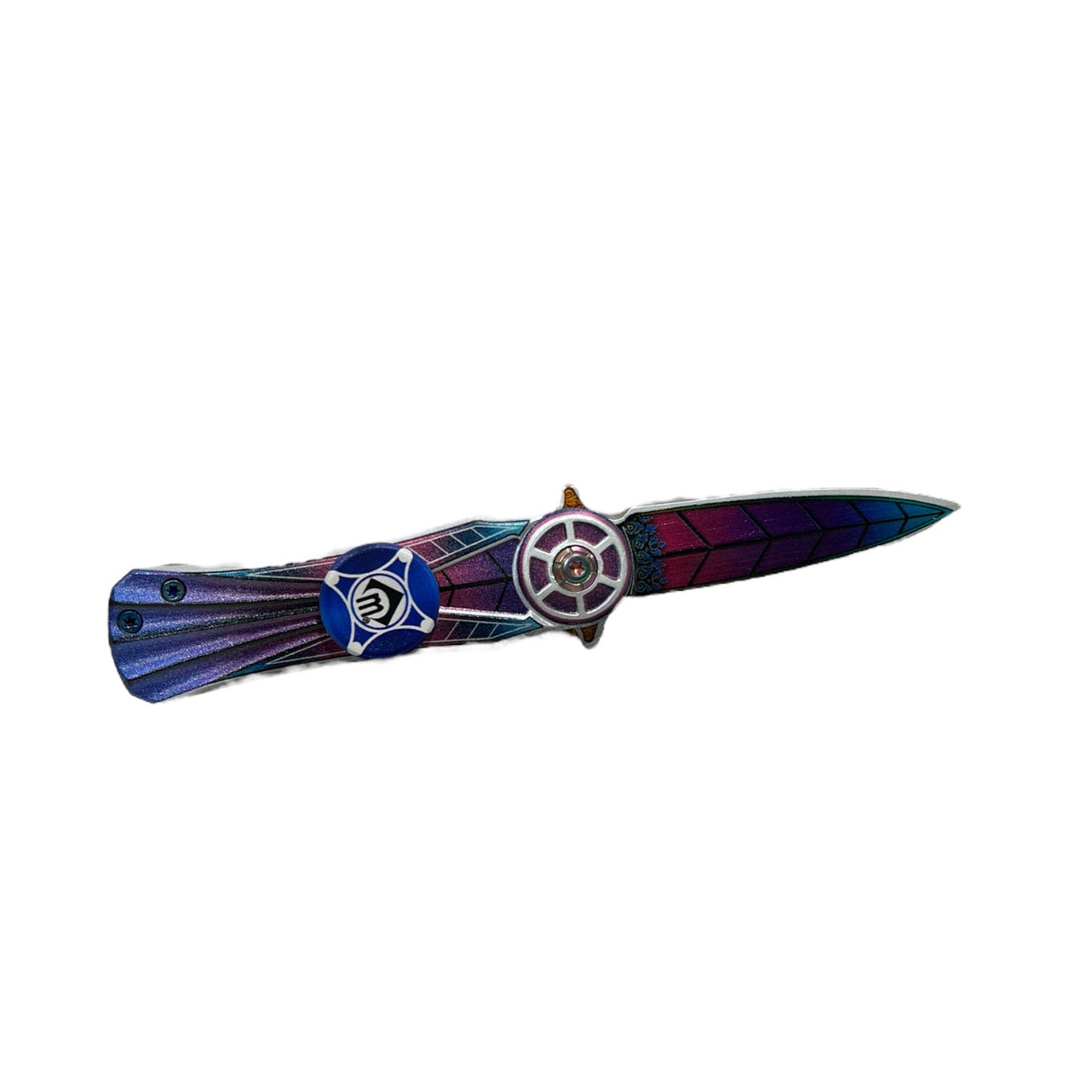 EDC Dagger Chongming CM76 / CM78 / CM79 / CM90 / CM92 / CM92B Titanium - Fingertip de poche tactique gyroscocopel couteau pliant fidget Spinning multifonction 440c Blade Rotation Couteaux