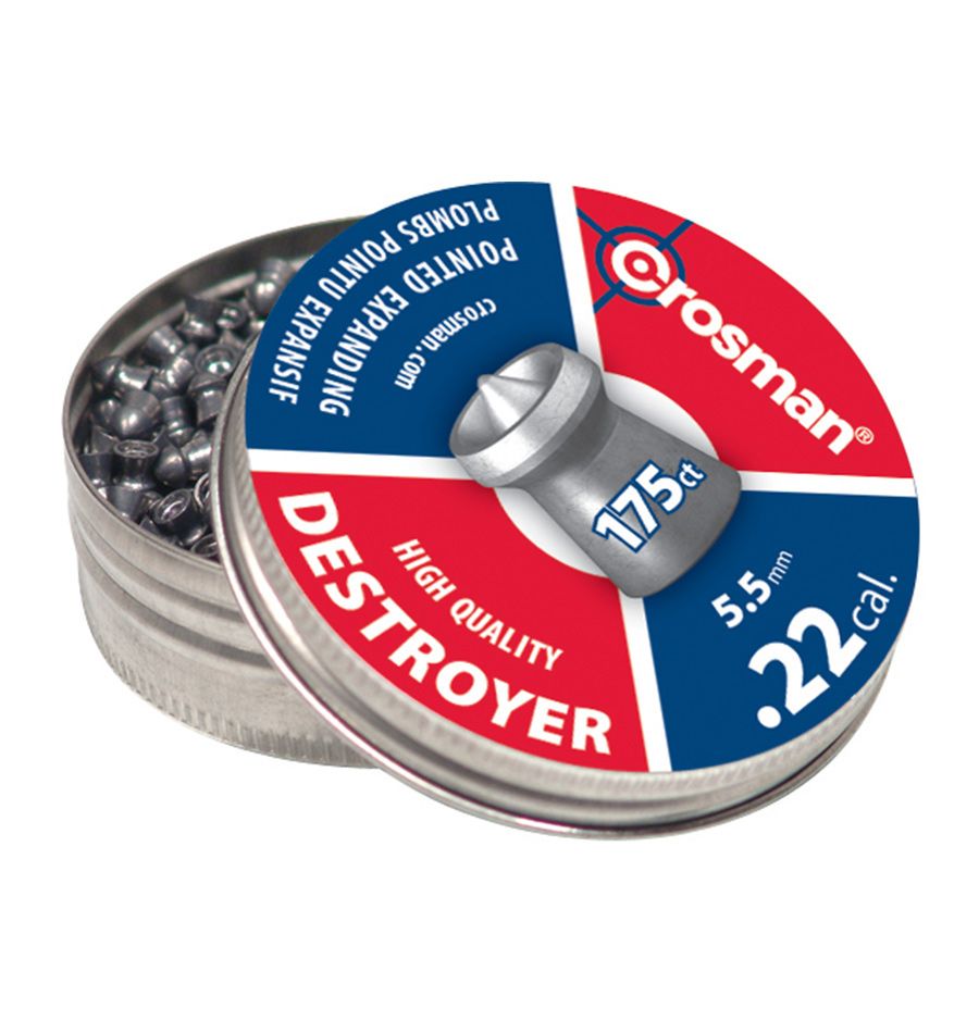 CROSMAN PELLETS DESTROYERTM .22 P 14.3GR 175 COUNT