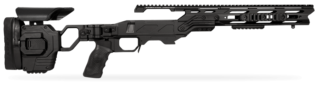 Cadex Lite Strike Chassis (for Remington 700) Short Action, Skeleton Buttstock, 20 MOA