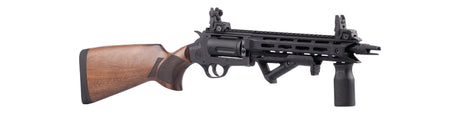 EGE ARMS RVTAC REVOLVER 9.5" W/ M-LOK ALUMINUM HANDGUARD & WALNUT
